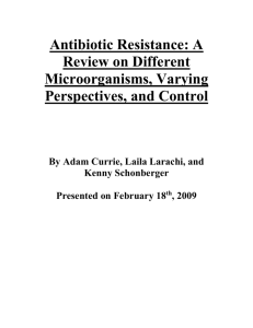 Title: Harmonised monitoring of antimicrobial resistance in