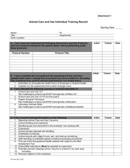 training records template