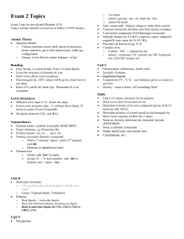 Lewis Dot Structure Mega Worksheet