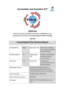 VERITAS_D4 5 3_Consolidated peer review report