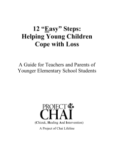 12 “Easy” Steps Program for - The Jewish Education Project