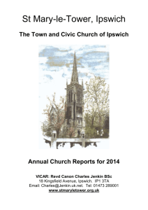 Annual Church Reports 2014 - St Mary-le