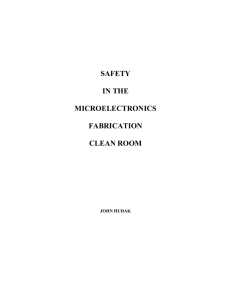 Clean Room Safety – study guide revised 5-15-2014