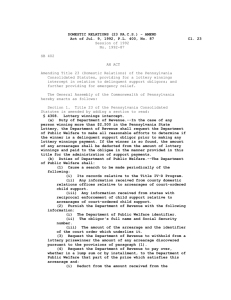 Act of Jul. 9, 1992, P.L. 400, No. 87 Cl. 23