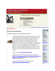 E-Dairy News and Views - Iowa State University Extension and