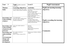 Geography Assessment - Year 3 - Hertfordshire Grid for Learning