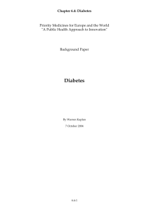 Diabetes - WHO archives - World Health Organization