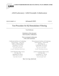 IQdemodTestProcedure - DCC