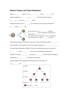 Atomic Fission and Chain Reactions File