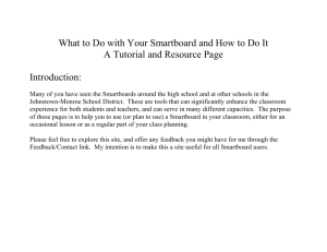 What to Do with Your Smartboard, and How to Do It