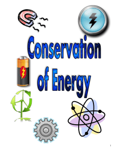 Conservation of Energy Review Guide