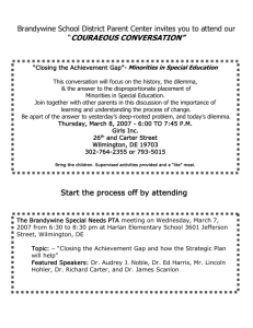 Brandywine School District Parent Center invites you to attend our