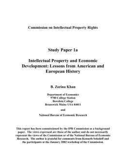 intellectual property and economic development lessons intellectual property and economic development lessons