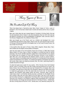 Mary Queen Of Scots handout