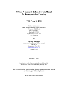 The UPLAN Urban Growth Model - Environmental Science & Policy