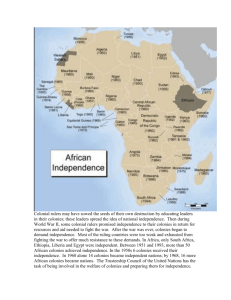 Former African Socialist States
