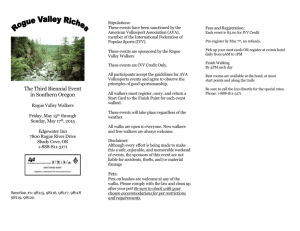 The Walks: - Rogue Valley Walkers