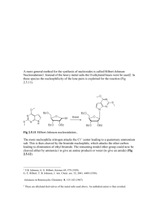 A more general method for the synthesis of nucleosides is called