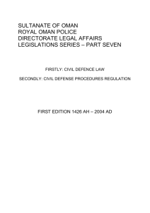 Civil Defense Law