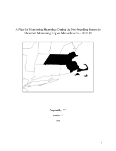Complete report for Massachusetts BCR 30