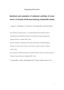 Synthesis and evaluation of antitumor activities of