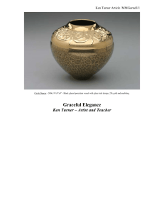 Graceful Elegance - Ken Turner Pottery