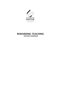 Rewarding Teaching