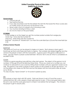 Darts Study Guide