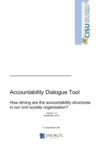 Accountability Dialogue Tool