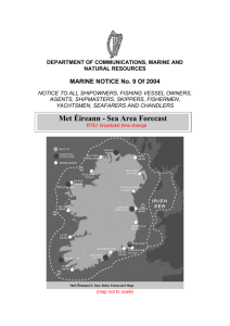 Marine Notice No 9 of 2004 re Sea Area Forecasts.