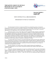 Report of the International Civil Service Commission for the