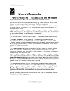 Minerals Downunder Transformations – Processing the Minerals