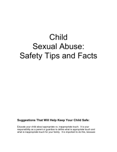 Child Sexual Abuse Tips