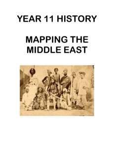 Mapping the evolution of the Modern Middle East