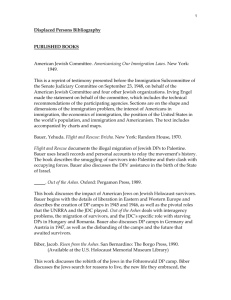 Displaced Persons Bibliography - United States Holocaust Memorial