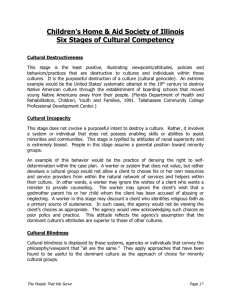 Cultural Competency - Reclaiming Futures