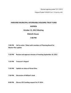 Revised agenda posted 10/11/2012