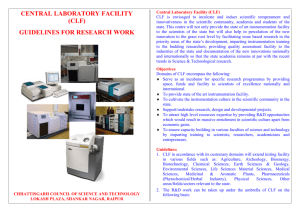 Research and Training Facility - Chhattisgarh Council Of Science