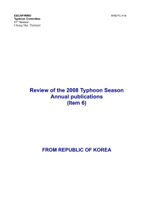 Korea - Typhoon Committee