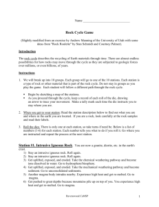 Rock Cycle Game
