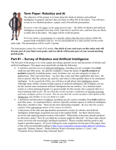 Research Paper: Robotics and AI