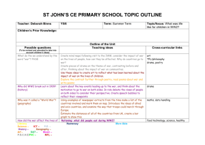 World War Two - St. John`s CE Primary School