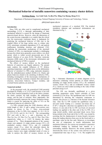 World Journal Of Engineering Mechanical behavior of metallic