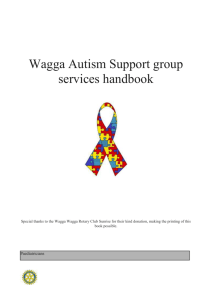 Wagga Autism Support Group Services Handbook