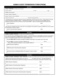 Prom - Guest Permission Form