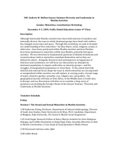 UNC Andrew W. Mellon Sawyer Seminar Diversity and Conformity in