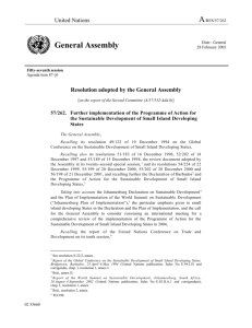 Resolution adopted by the General Assembly
