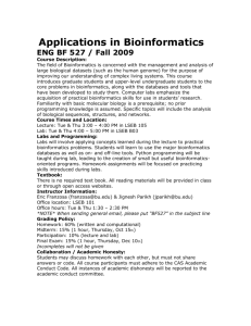 Applications in Bioinformatics