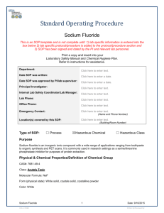 Sodium fluoride - UCLA David Geffen School of Medicine