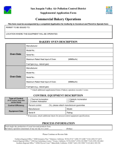 Supplemental Application Form - San Joaquin Valley Air Pollution